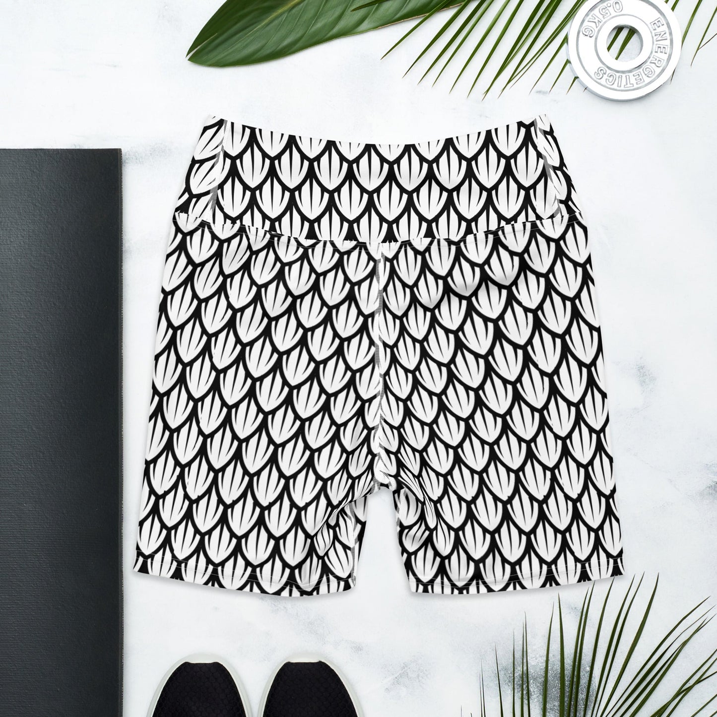 High - Waisted Yoga Shorts - Dragonscale - Physique Bodyware