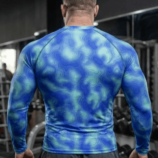 Lightweight Compression Shirt - Lagoon - Physique Bodyware