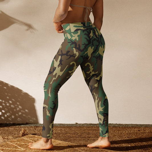Yoga Leggings - Camo - Physique Bodyware
