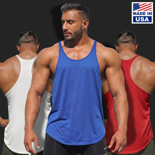 Stringer Tank (3-pack) - Red, White & Blue