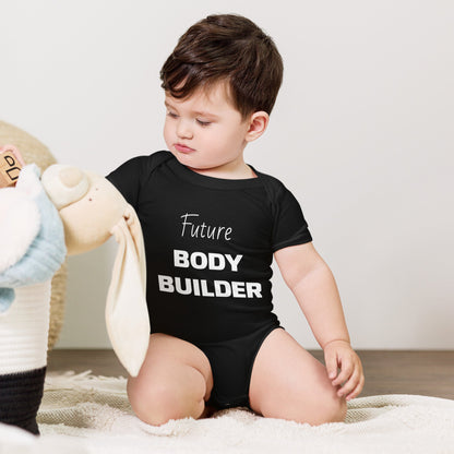 Baby Short Sleeve Onesie - Future Bodybuilder - Physique Bodyware
