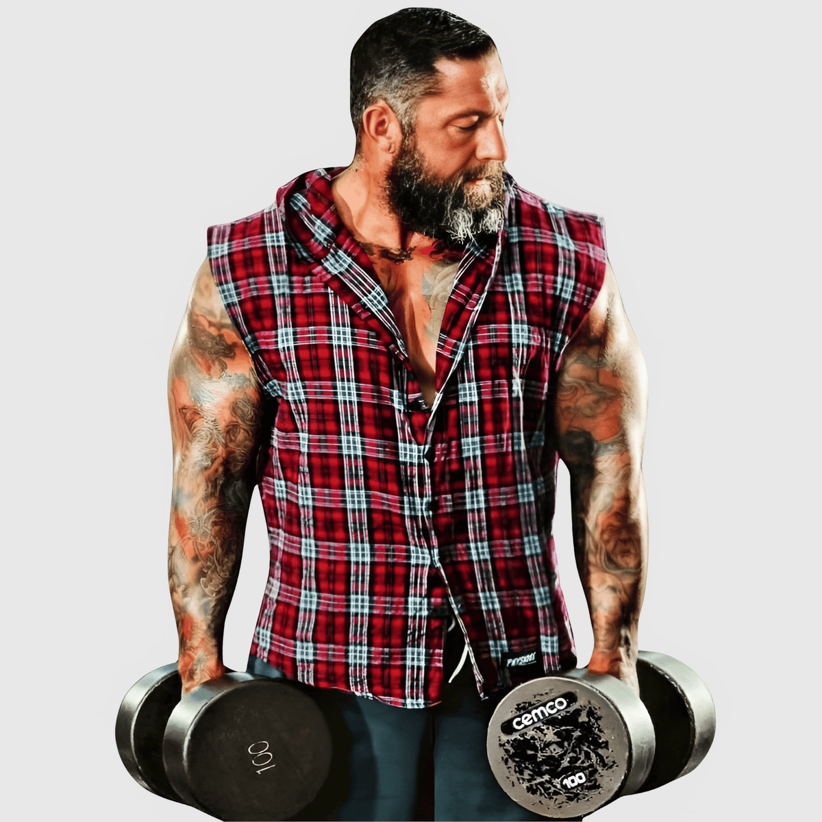 Body Flannels Sleeveless Flannel Hoodie – Physique Bodyware