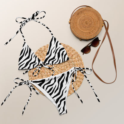 String Bikini - White Tiger - Physique Bodyware