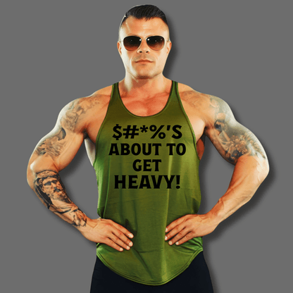 Stringer Tank - $*%'S ABOUT TO GET HEAVY! - Physique Bodyware