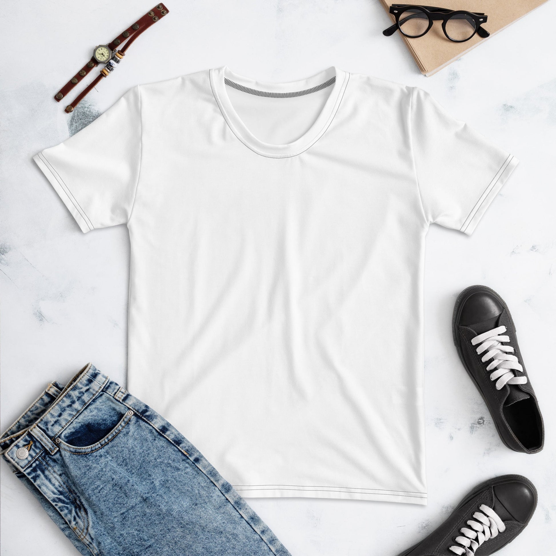 Women's White Tee - Physique Bodyware
