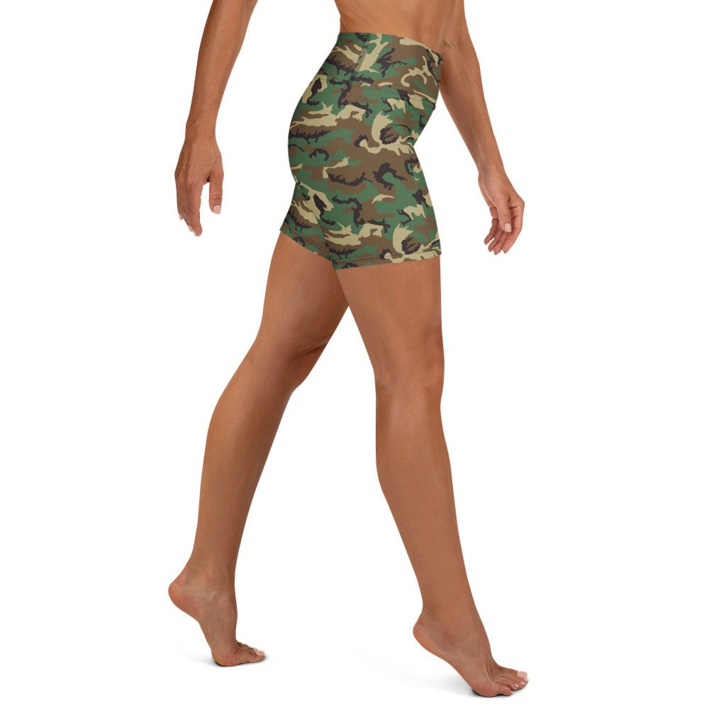 Yoga Shorts - Camo - Physique Bodyware